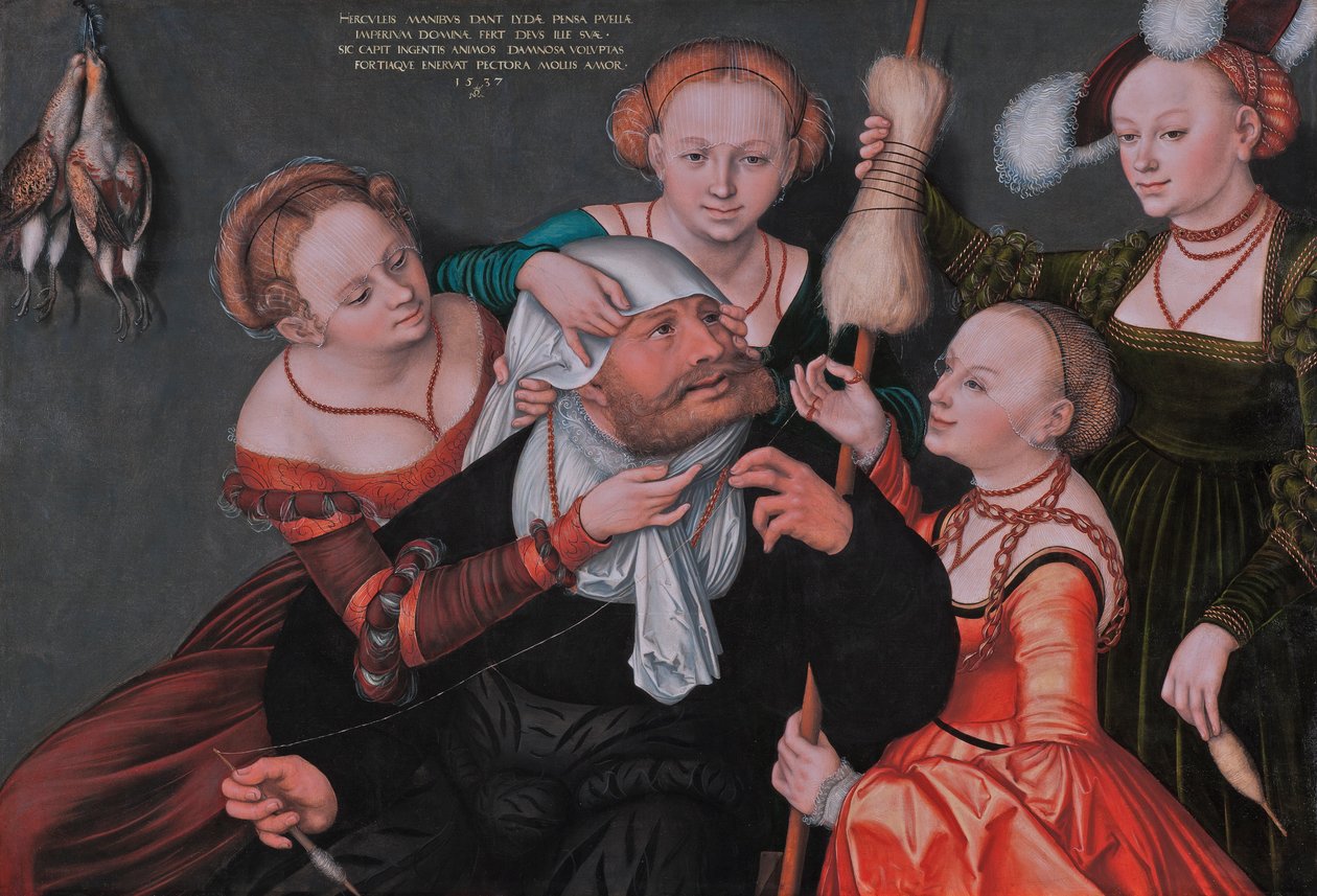 Hercules and Omphale by Lucas Cranach the Elder