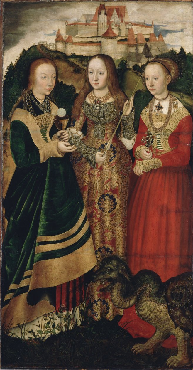 Altarpiece of St Catharine by Lucas Cranach the Elder