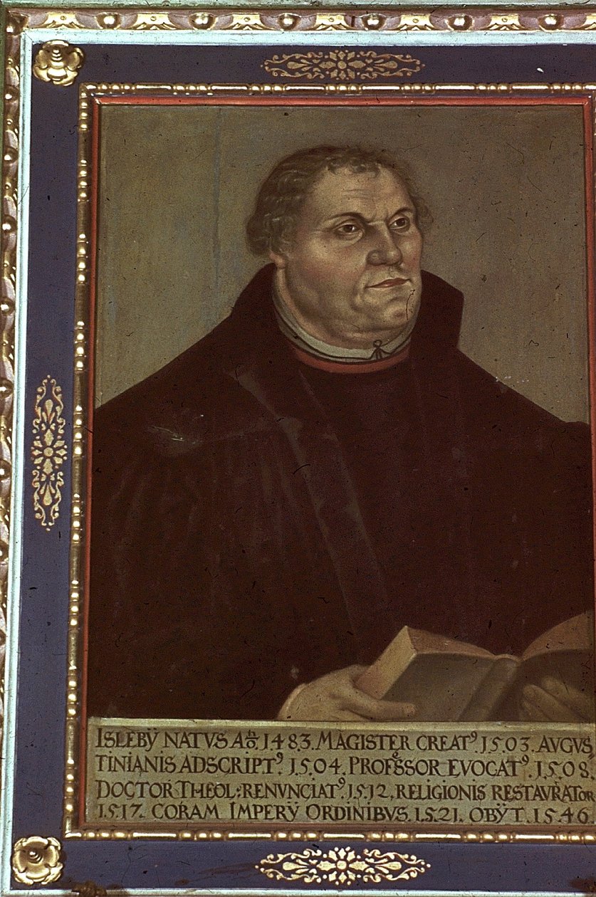Portrait of Martin Luther by Lucas Cranach the Elder