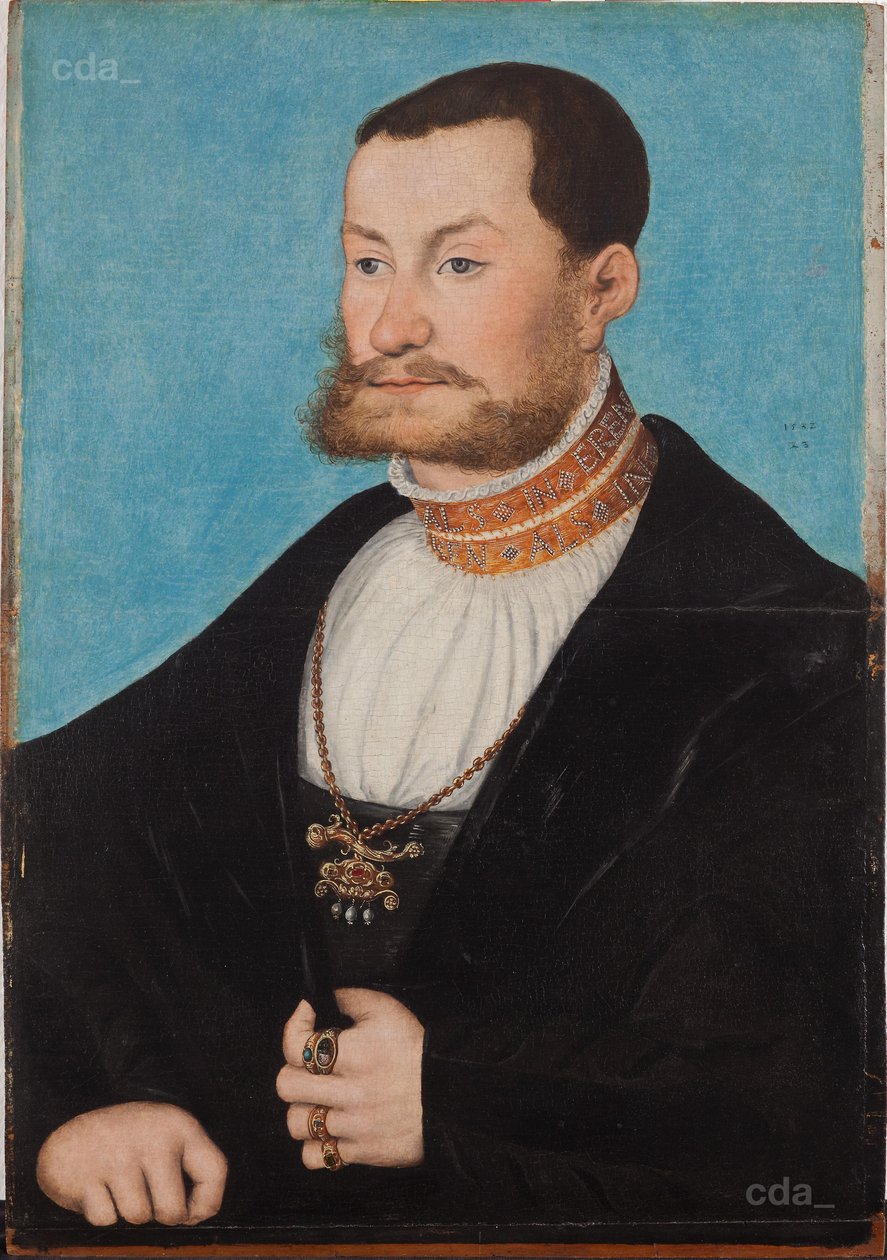 Portrait of Prince Joachim by Lucas Cranach the Elder