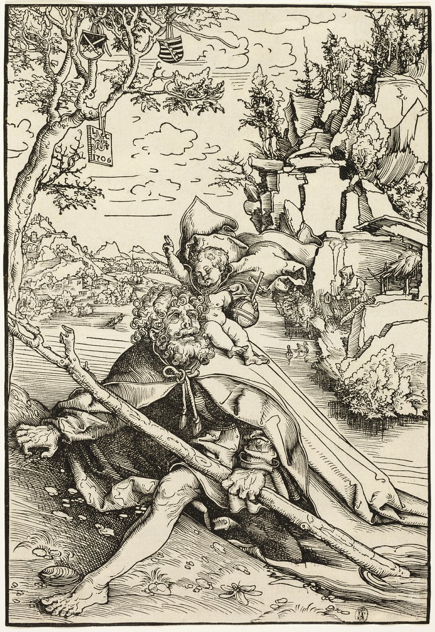 Saint Christopher by Lucas Cranach the Elder