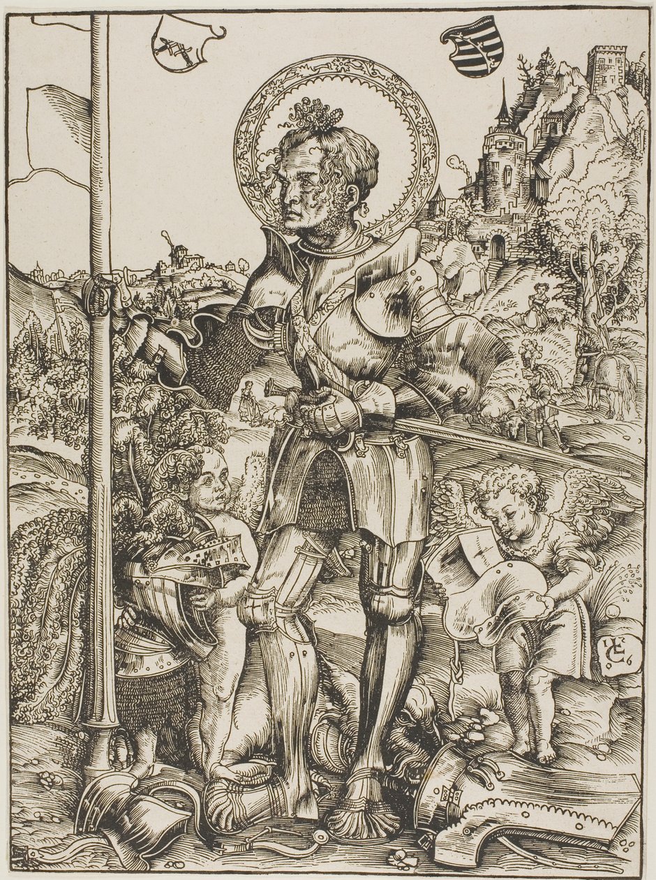 Saint George Standing by Lucas Cranach the Elder
