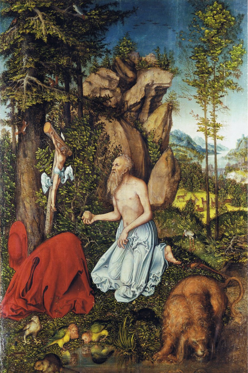Saint Jerome by Lucas Cranach the Elder