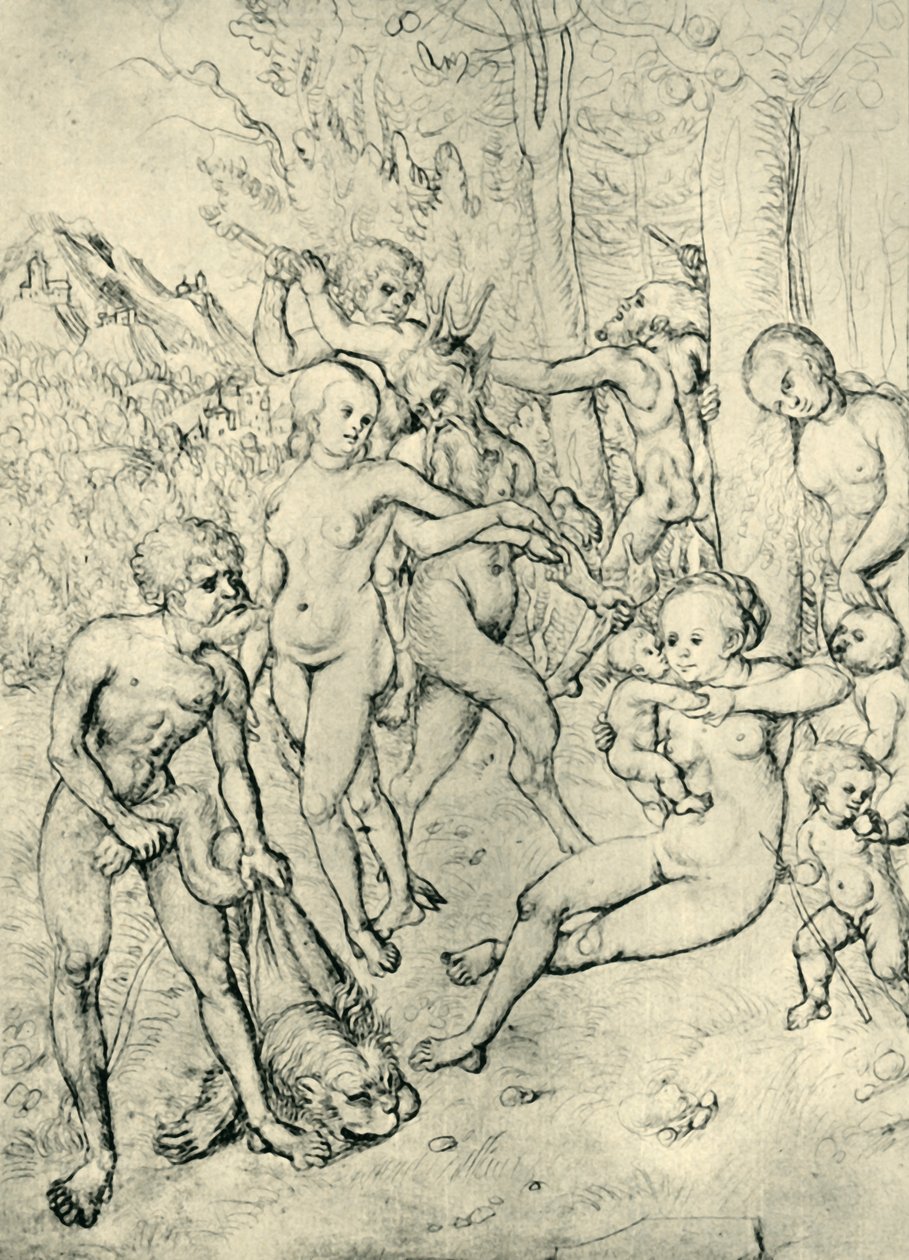 Satyrs and nymphs by Lucas Cranach the Elder