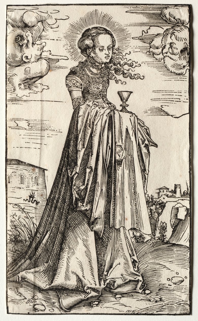 St. Barbara by Lucas Cranach the Elder