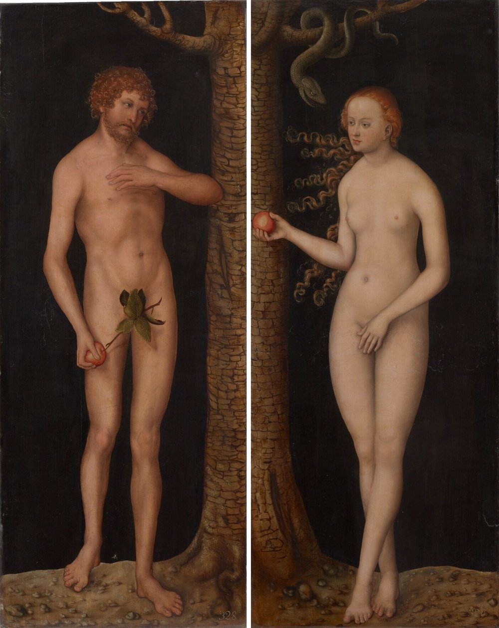 The Fall of Man by Lucas Cranach the Elder