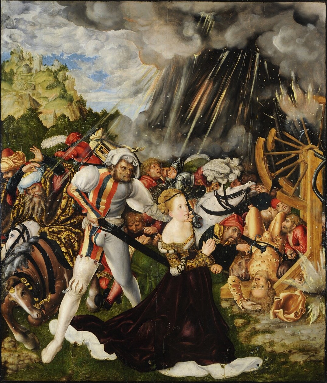 The Martyrdom of Saint Catherine by Lucas Cranach the Elder