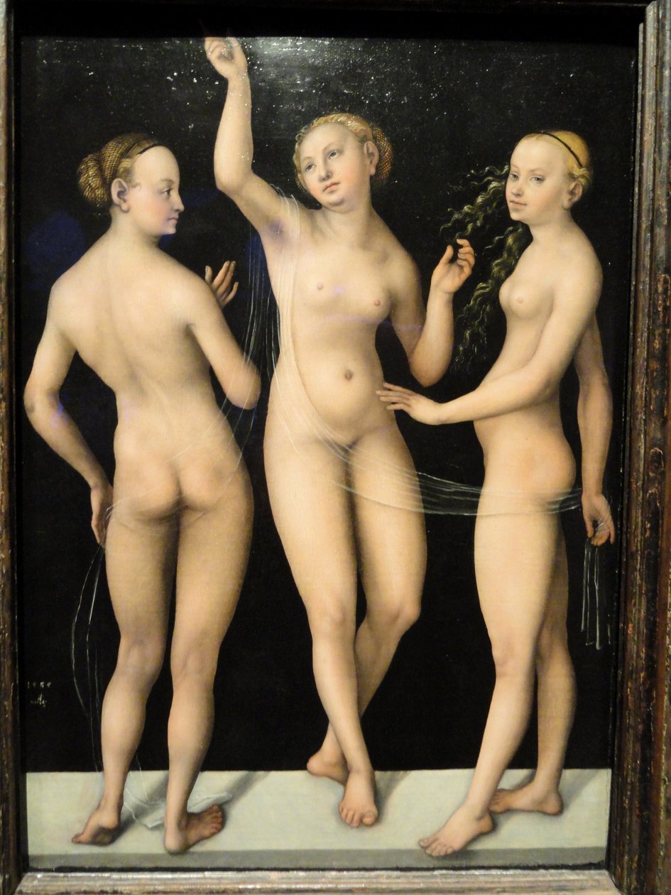 The Three Graces by Lucas Cranach the Elder