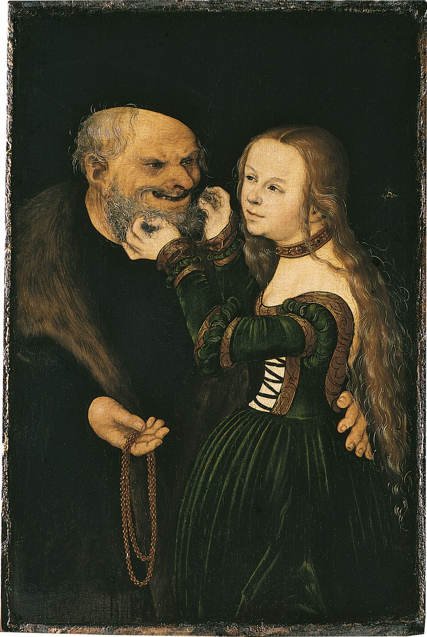 The Unequal Couple by Lucas Cranach the Elder