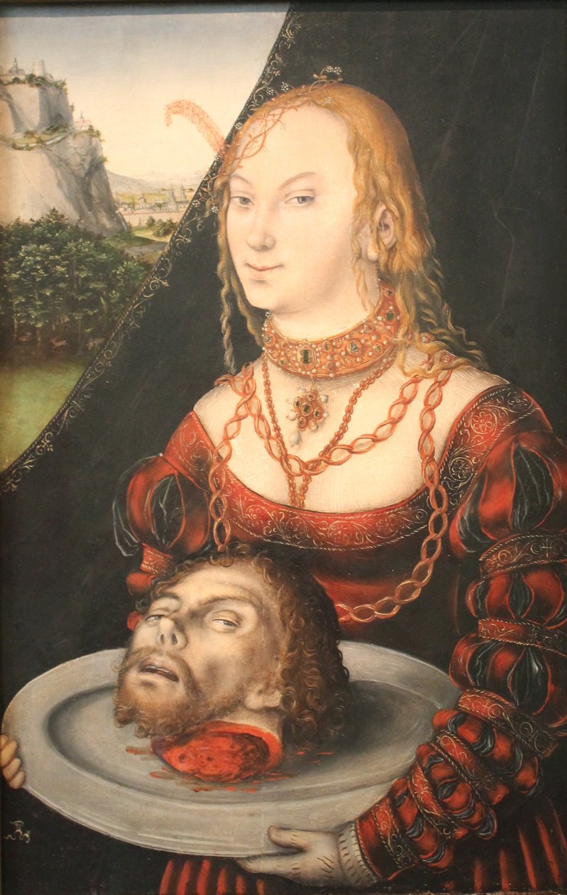 Salome by Lucas Cranach the Younger