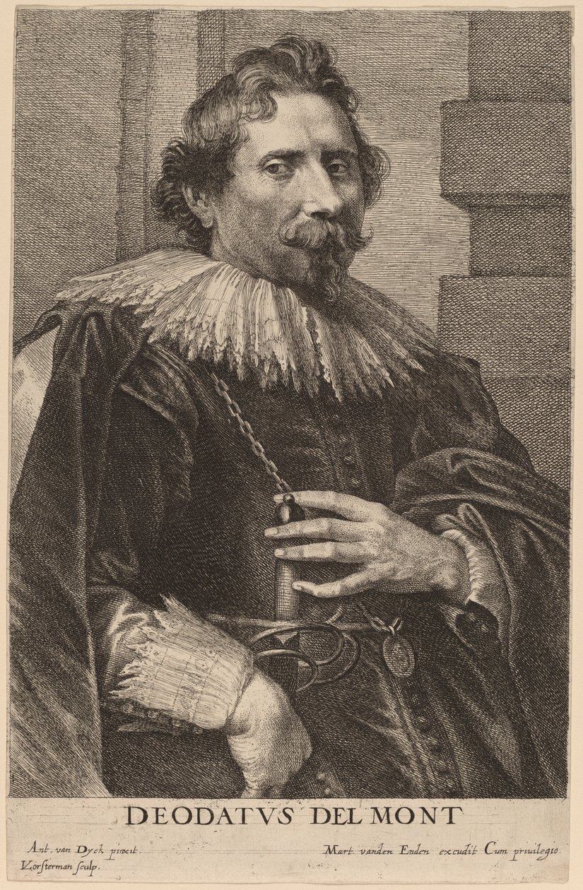 Deodat Delmont by Lucas Emil Vorsterman after Sir Anthony van Dyck