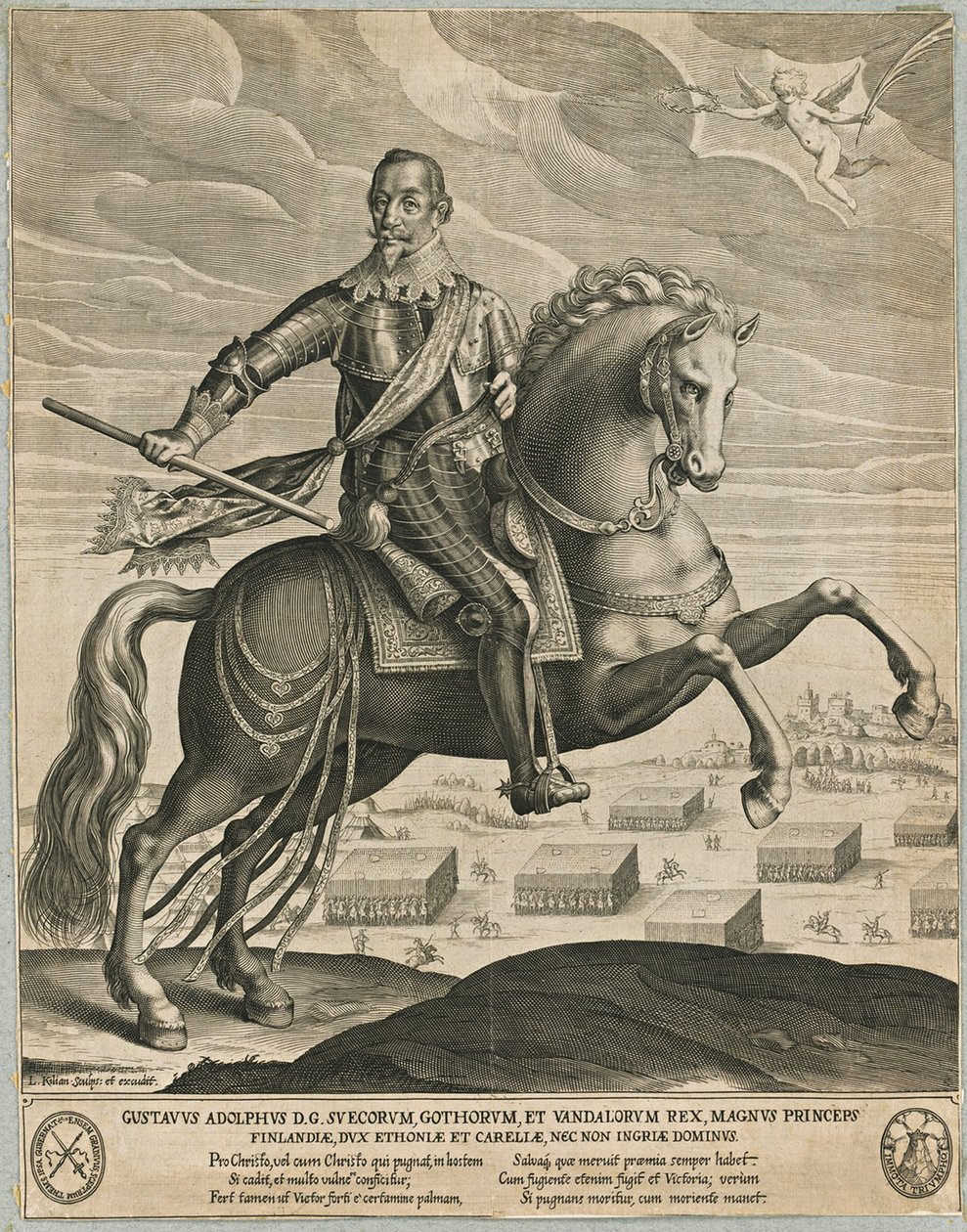 Gustavus Adolphus of Sweden by Lucas Kilian
