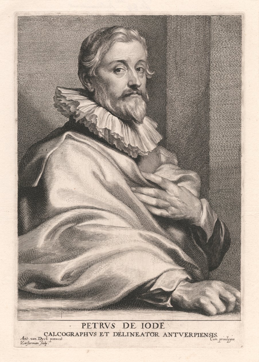 Petrus de Jode by Lucas Vorsterman