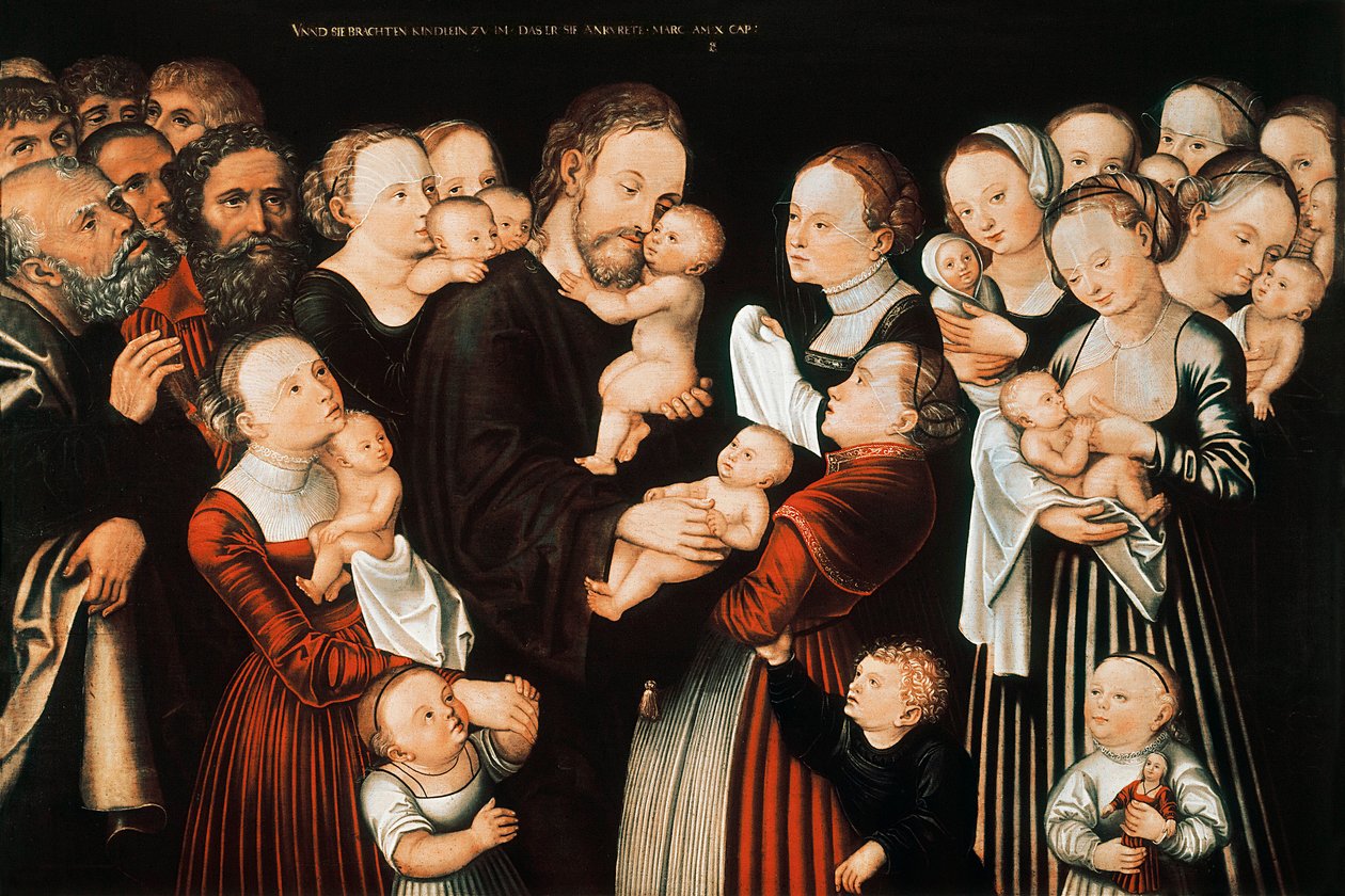 Jesus and the Children by Lucas the Elder Cranach