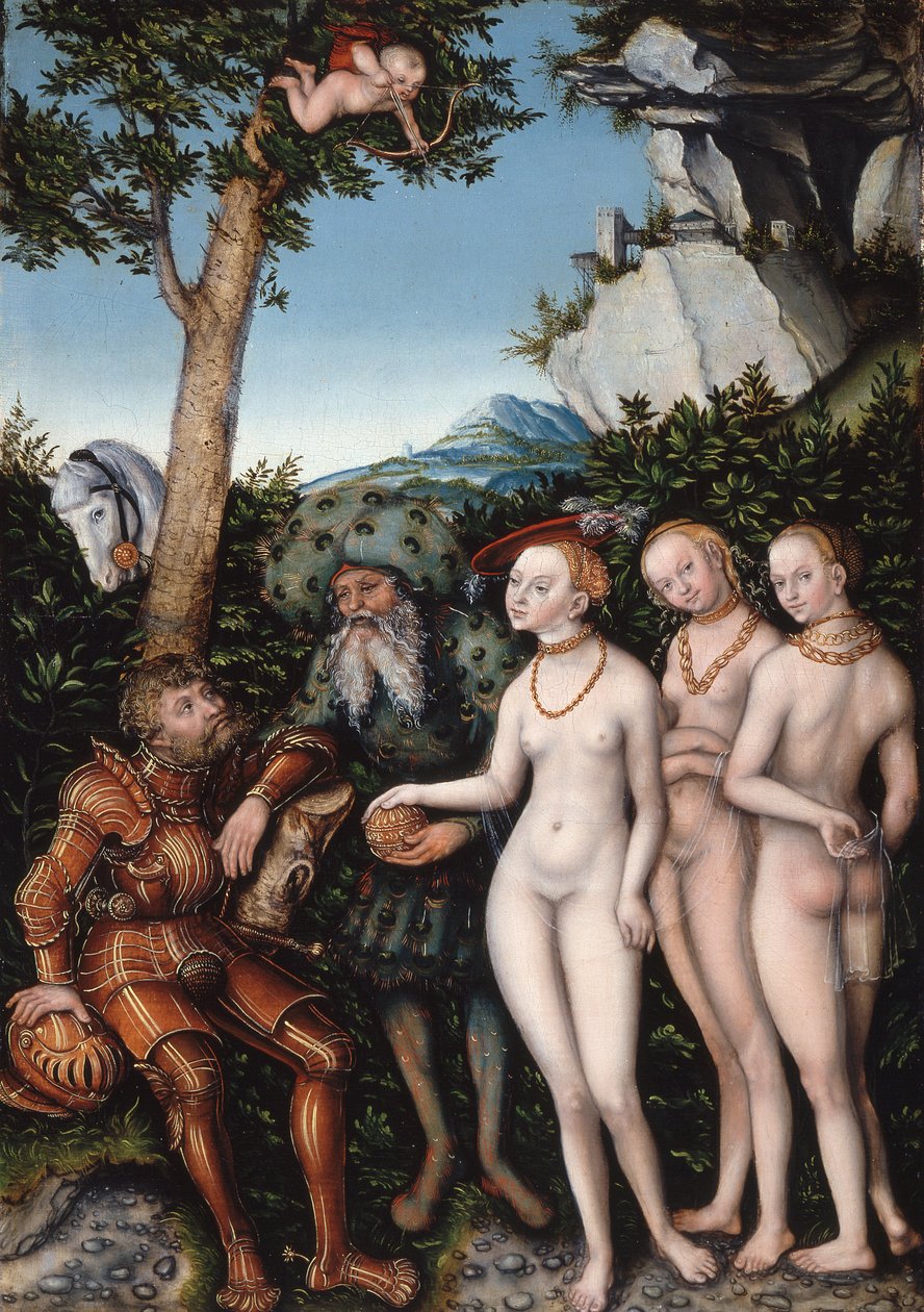 The Judgement of Paris by Lucas the Elder Cranach