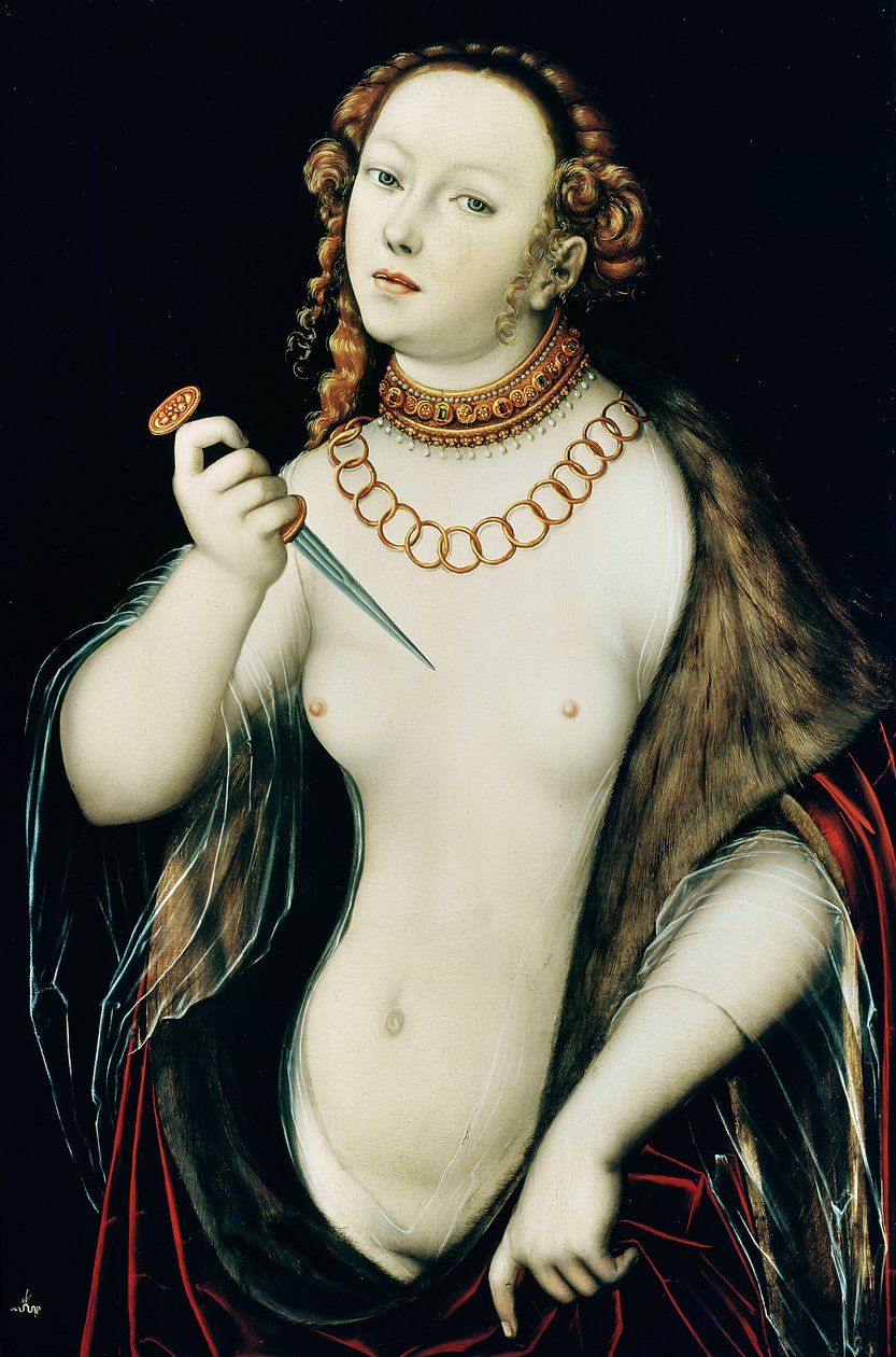 The Suicide of Lucretia by Lucas the Elder Cranach