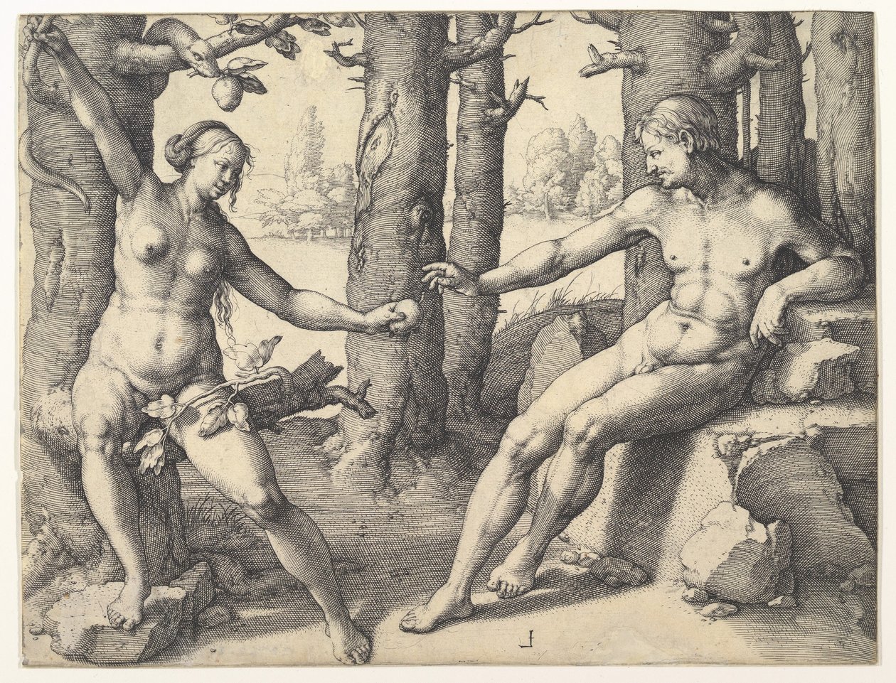 Fall of Man by Lucas van Leyden