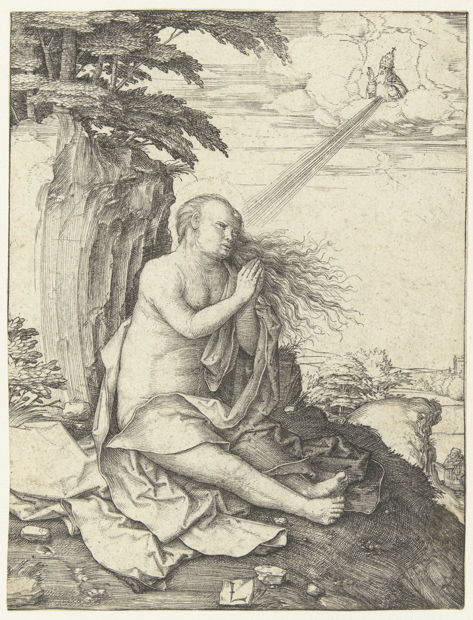 Mary Magdalene in the Desert by Lucas van Leyden
