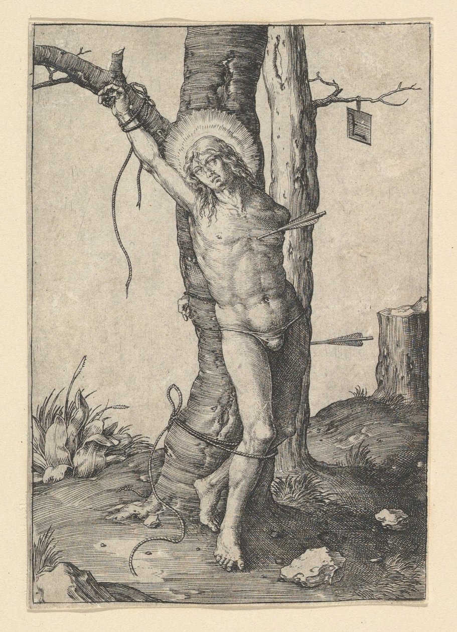 St. Sebastian by Lucas van Leyden
