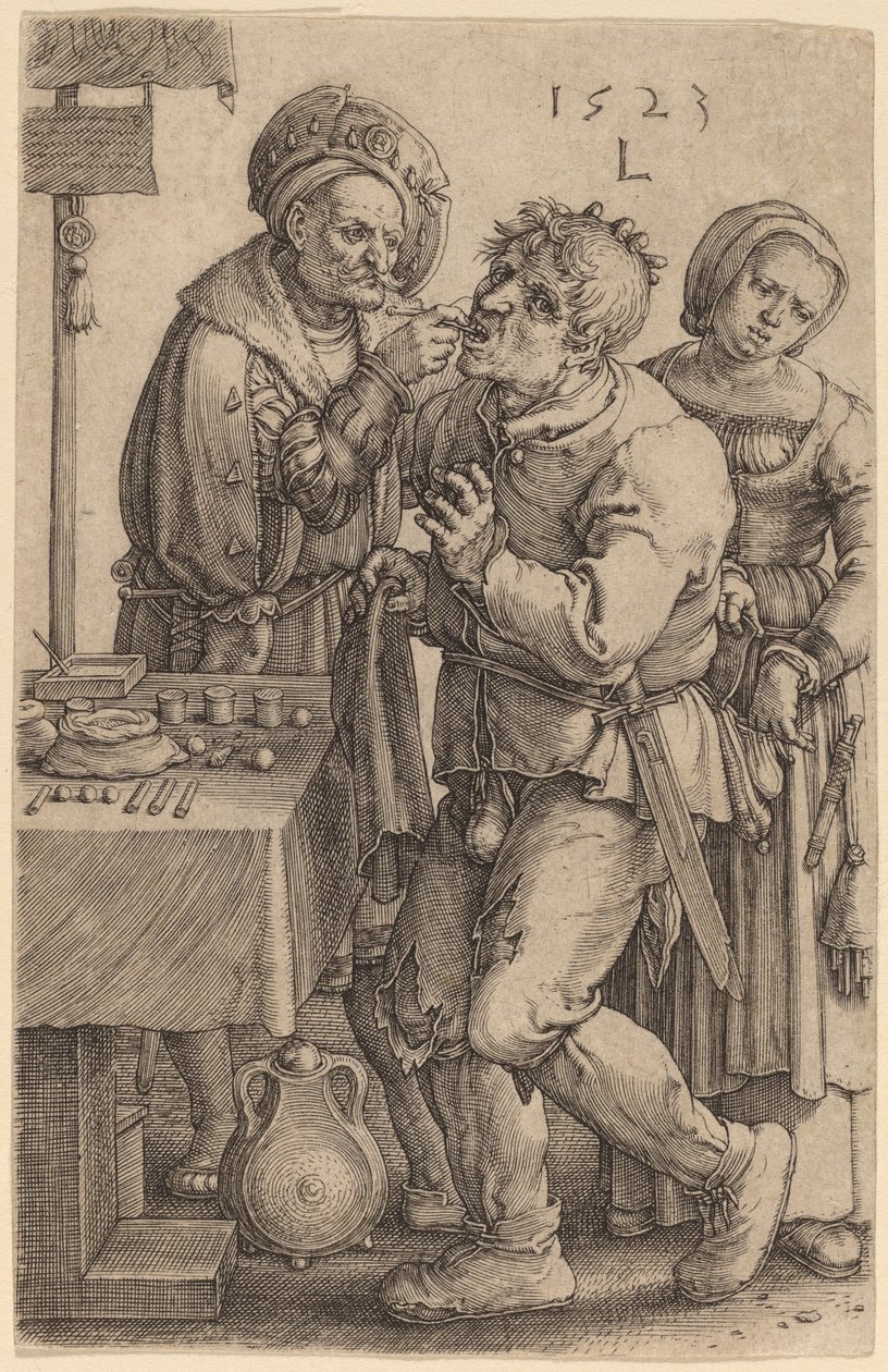 The Dentist by Lucas van Leyden