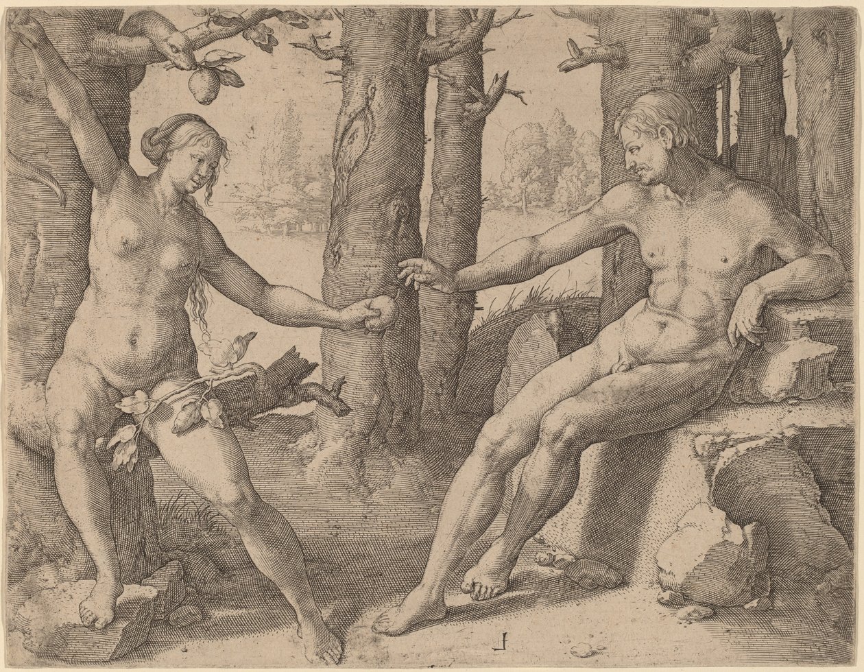 The Fall of Man by Lucas van Leyden