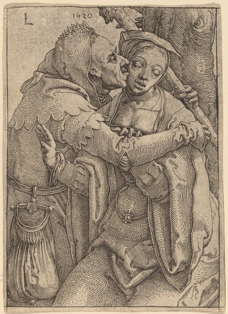 The Fool and the Woman by Lucas van Leyden