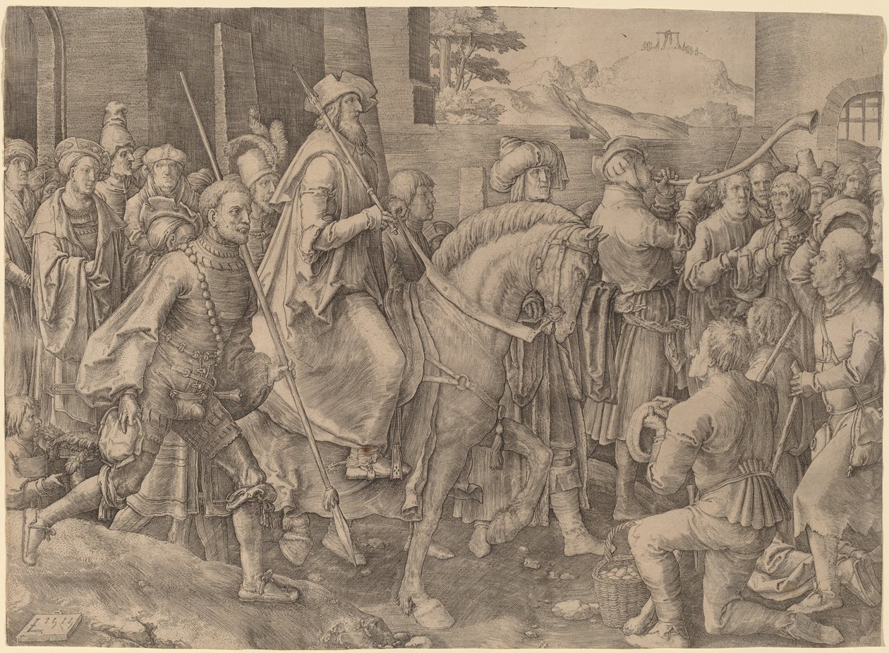 The Triumph of Mordecai by Lucas van Leyden
