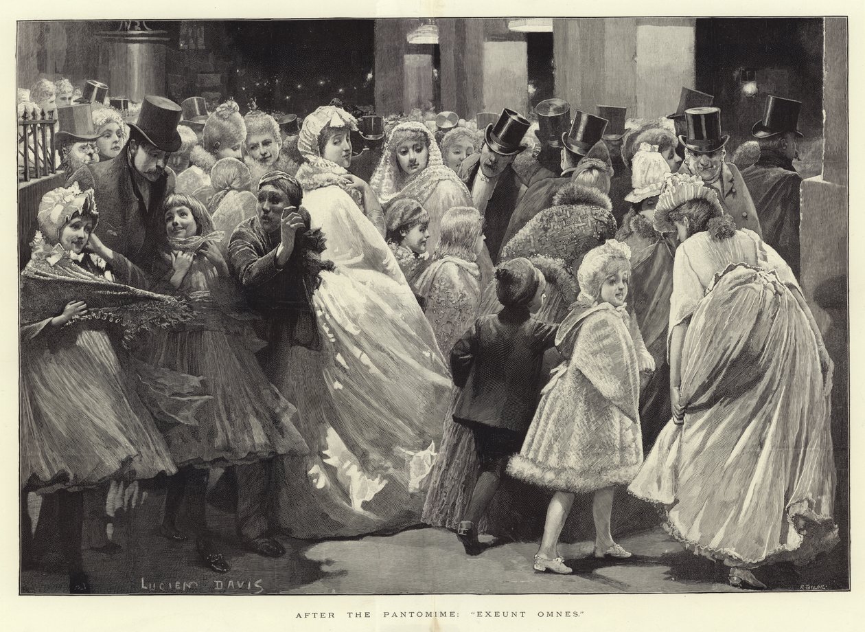 After the Pantomime by Lucien Davis
