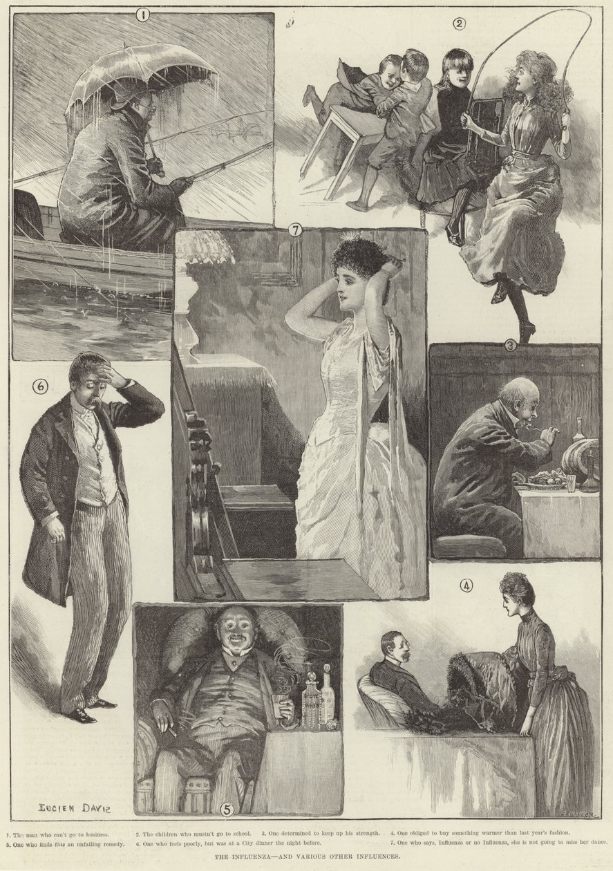 The Influenza by Lucien Davis
