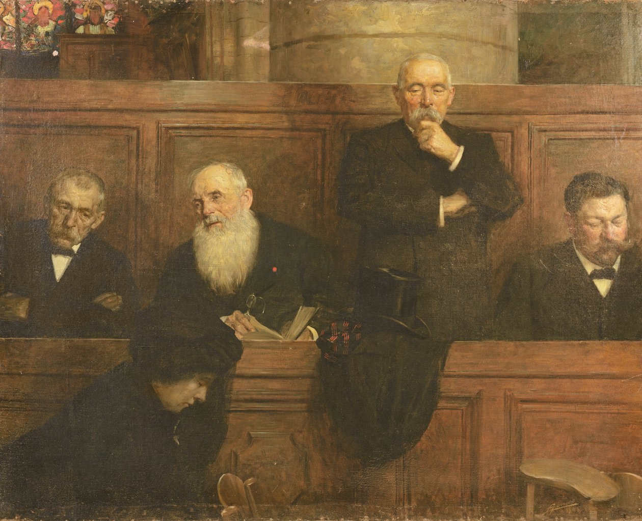 The Churchwardens by Lucien Hector Jonas