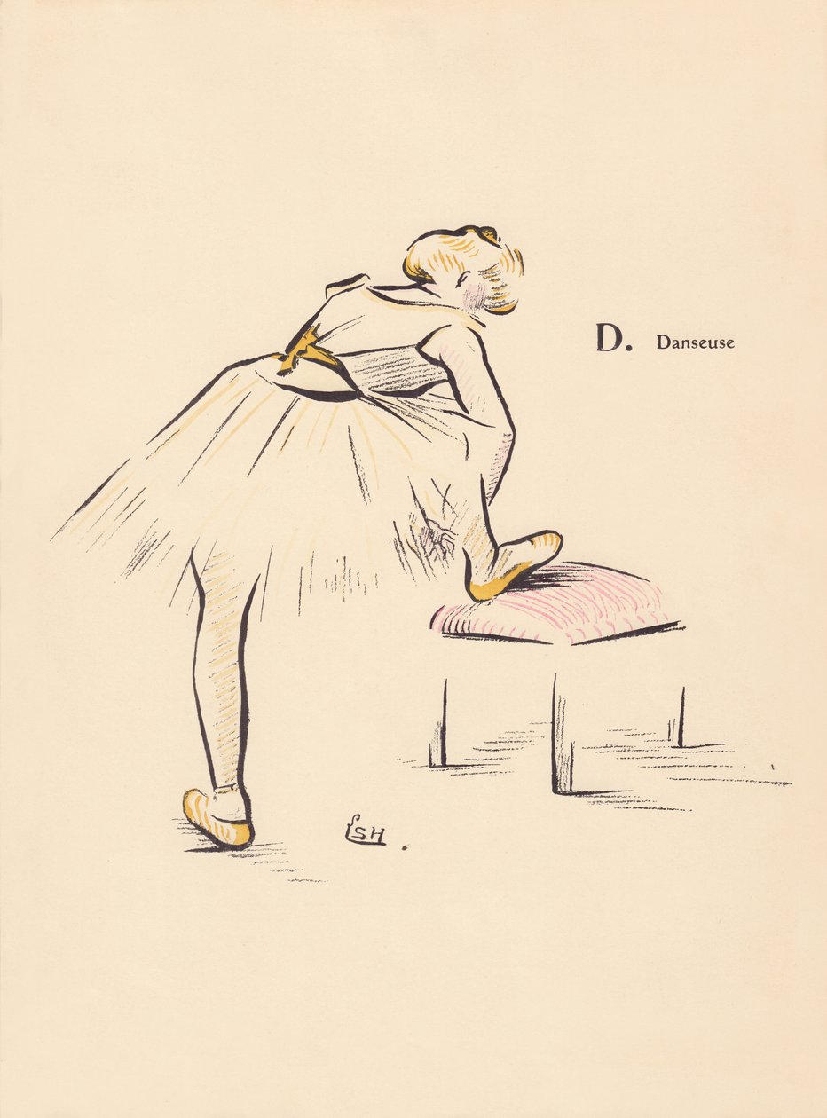 D. Dancer by Lucien L. (active 1904) Henreaux