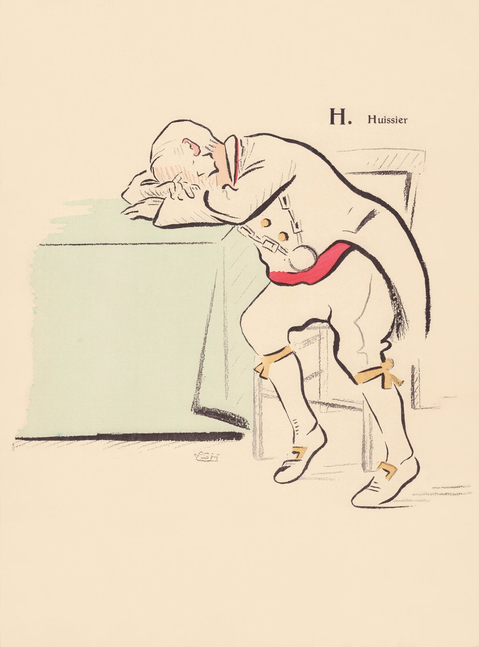 H. Bailiff by Lucien L. (active 1904) Henreaux