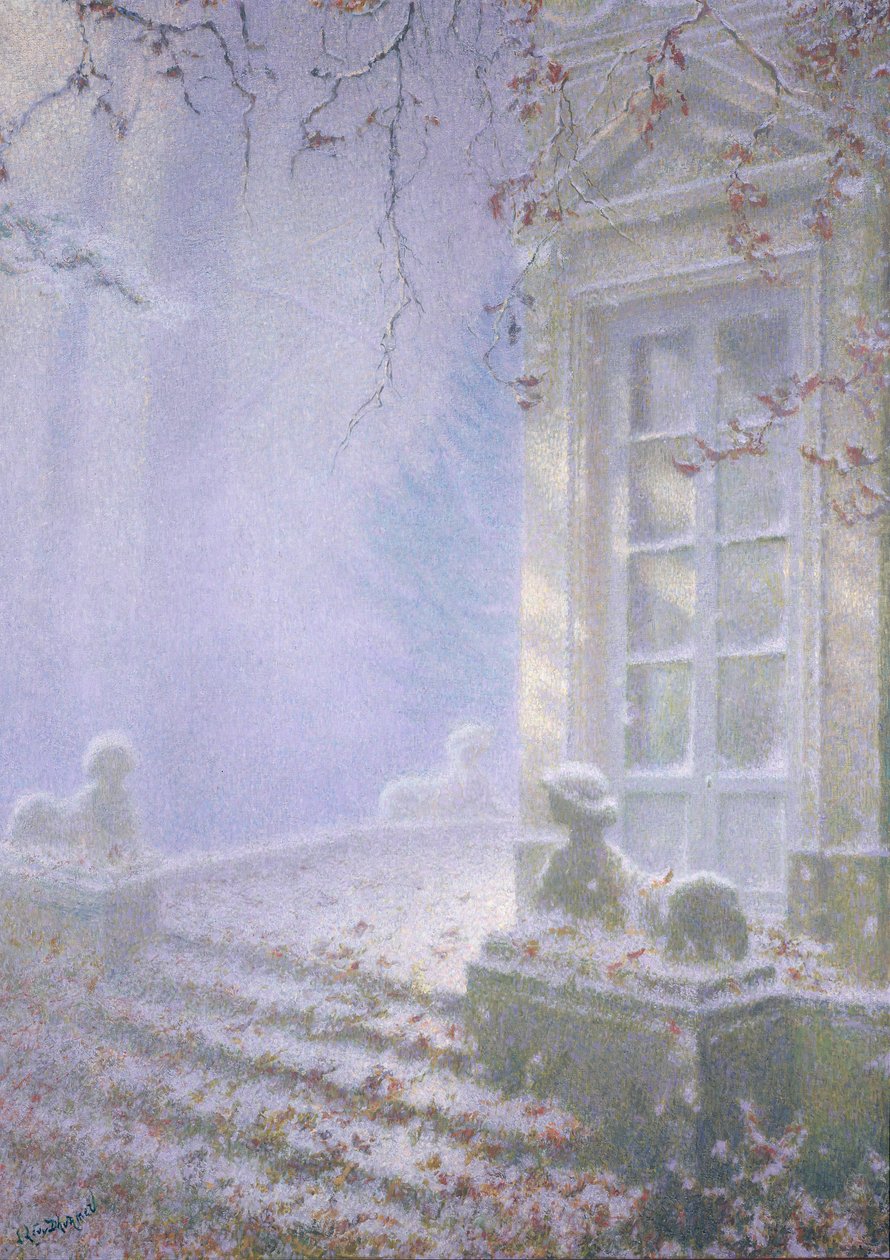 Winter, Petit Trianon by Lucien Levy Dhurmer