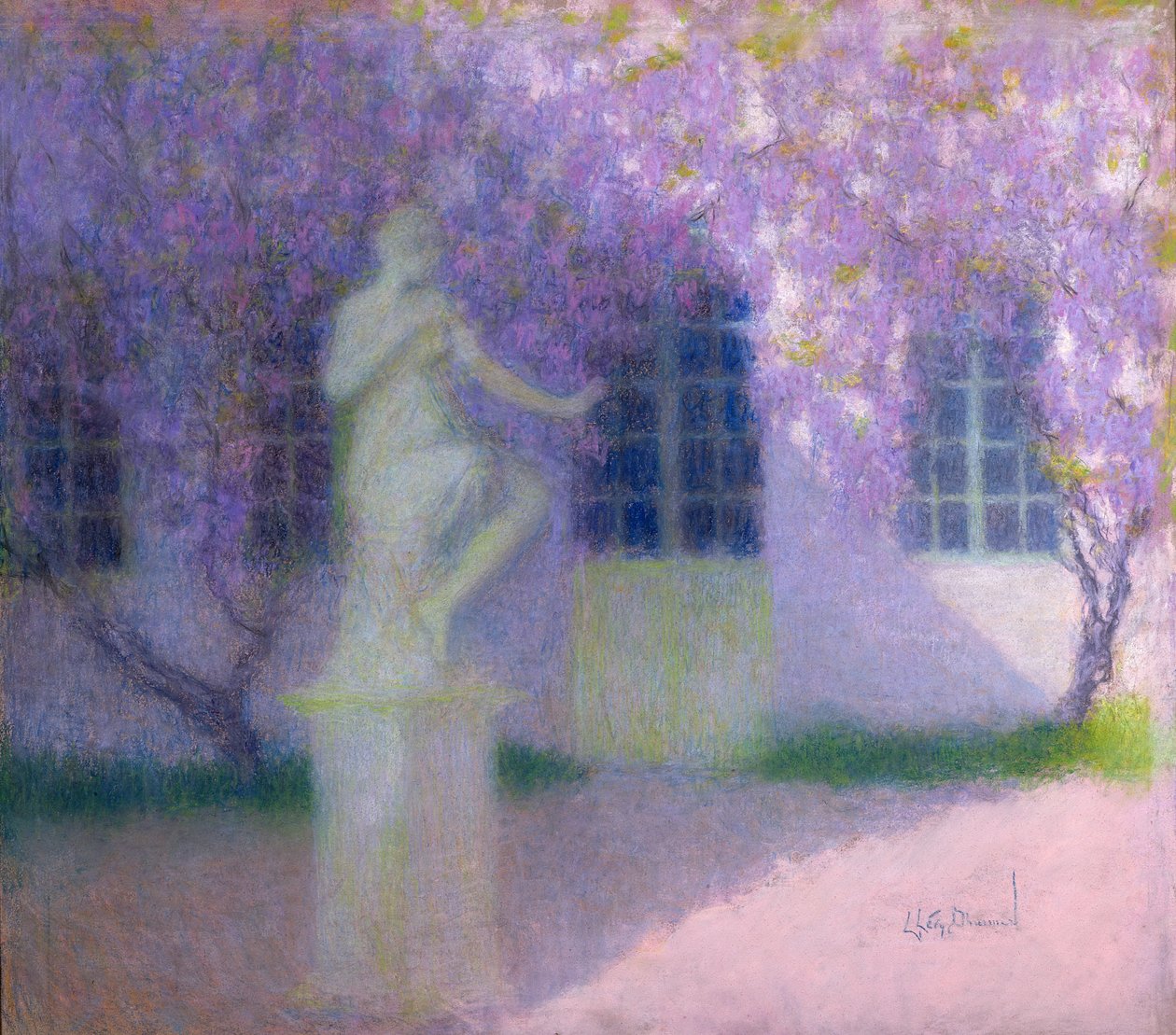 Wisteria by Lucien Levy Dhurmer