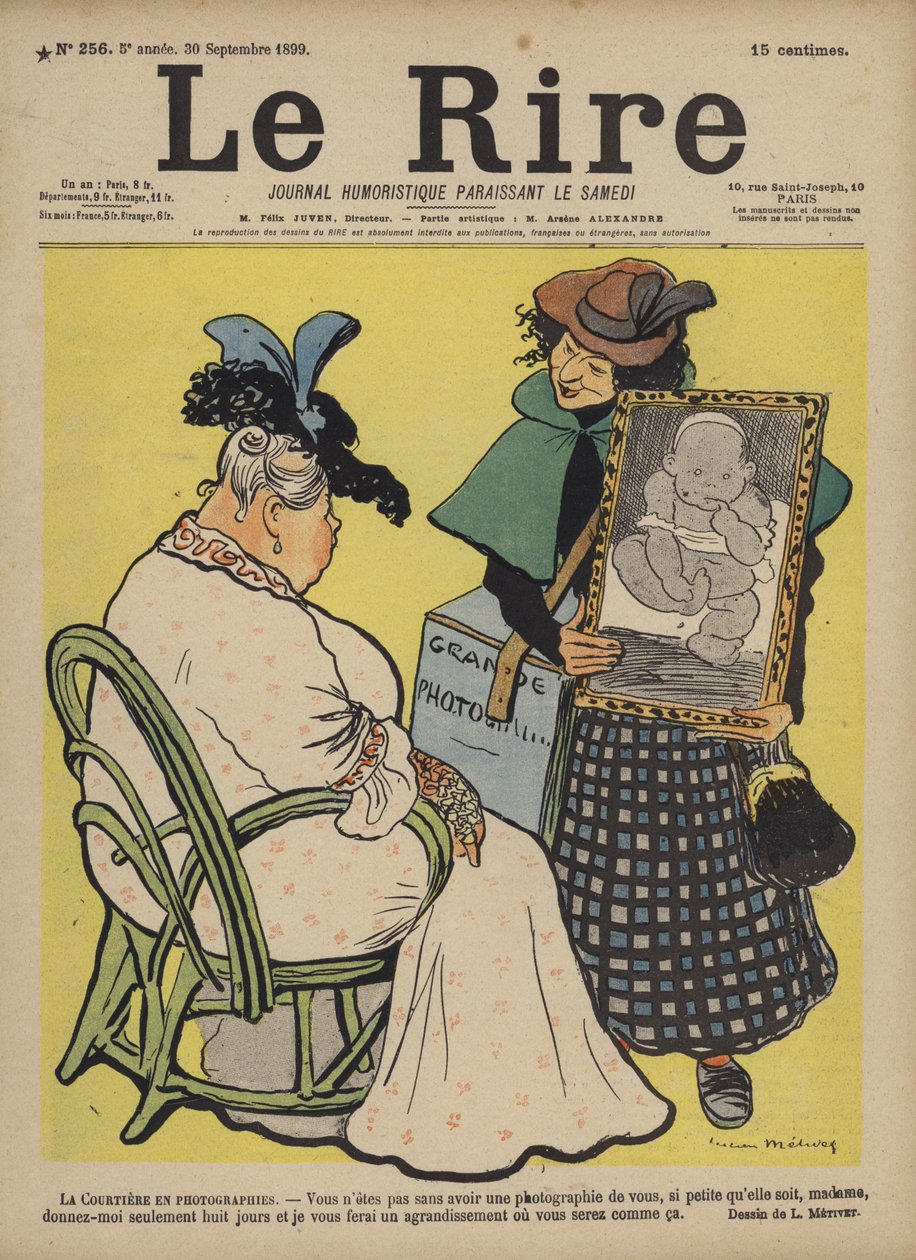 Illustration for Le Rire by Lucien Metivet