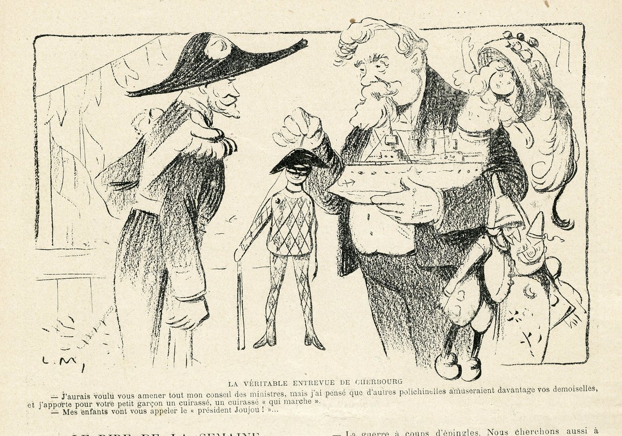 Illustration in Le Rire by Lucien Metivet