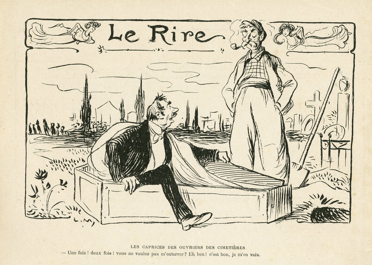 Illustration in Le Rire by Lucien Metivet