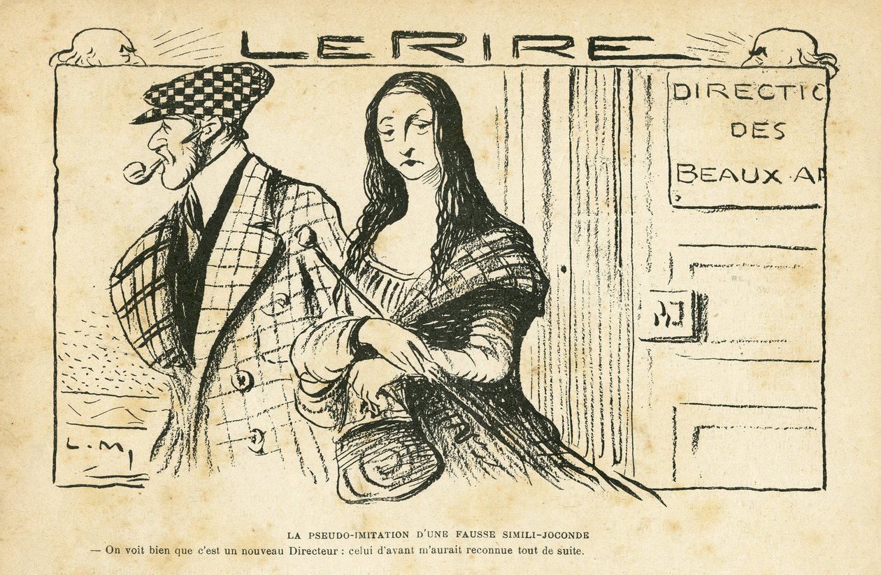 Illustration in Le Rire by Lucien Metivet
