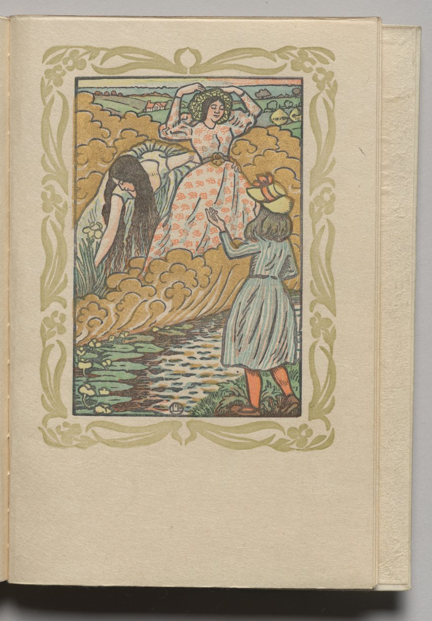 The Queen of the Fishes: Plate 12 by Lucien Pissarro