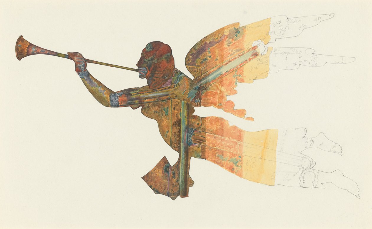Gabriel Weather Vane by Lucille Chabot
