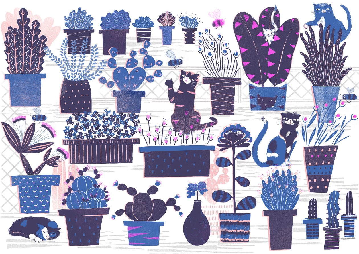 Cat Garden by Lucy Banaji
