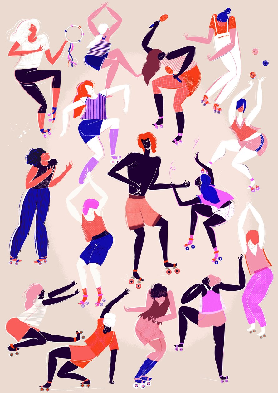 Roller Disco by Lucy Banaji
