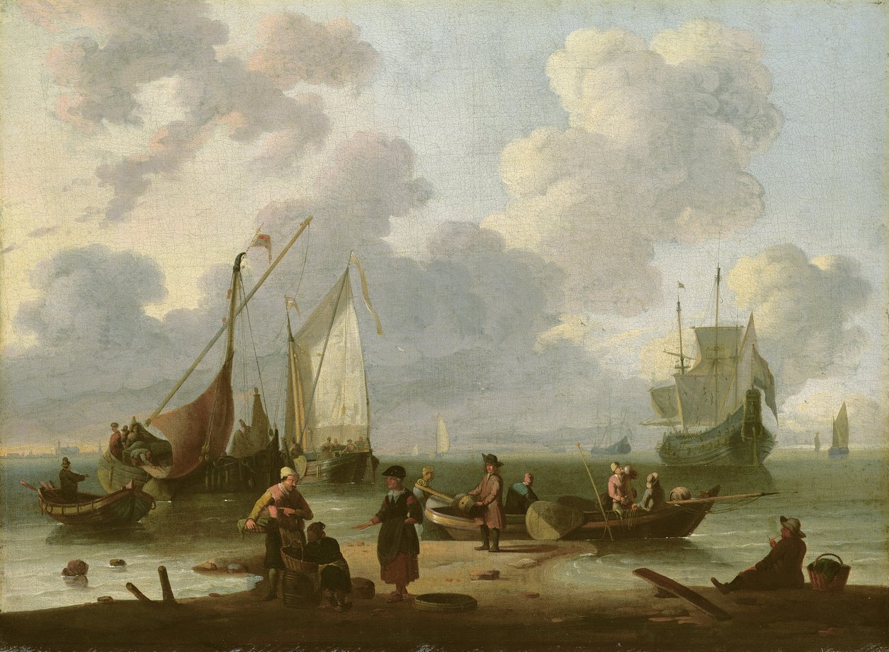 Seascape by Ludolf Backhuysen