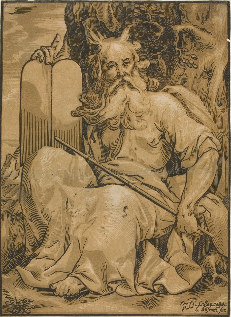 Moses with the Tablets of the Law by Ludolph Büsinck