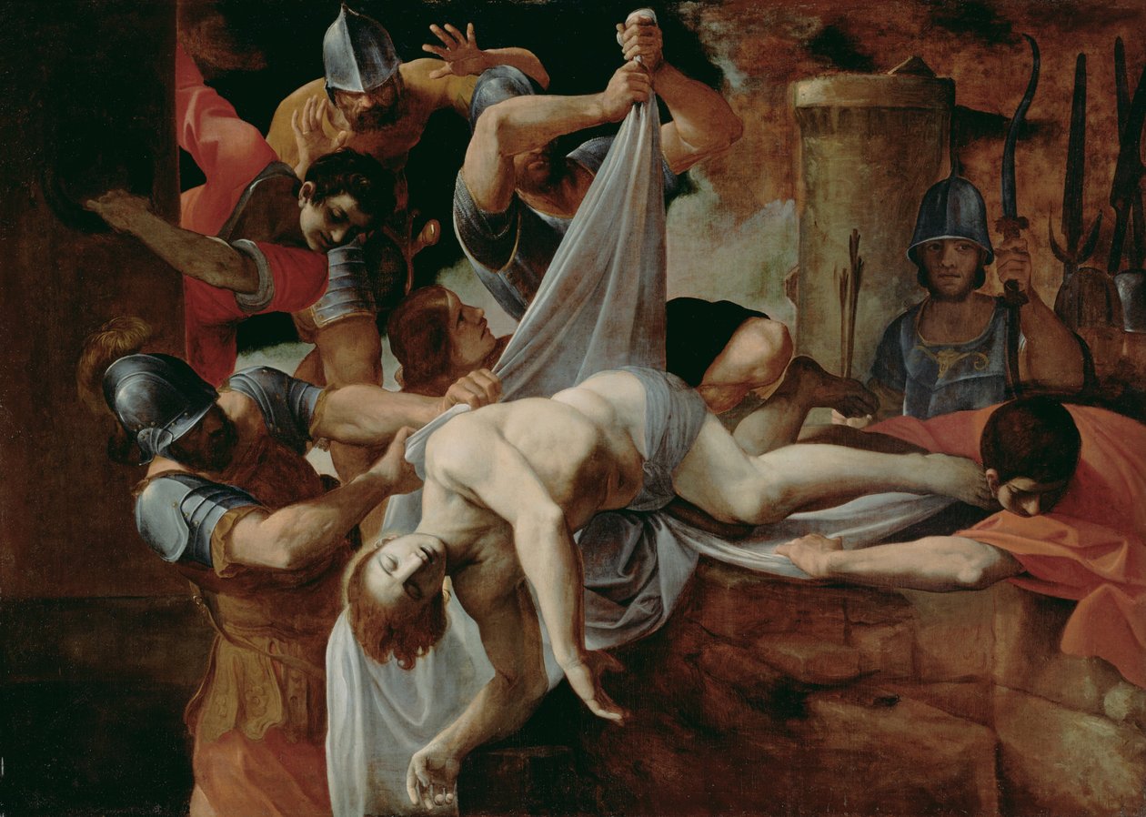 St. Sebastian Thrown into the Cloaca Maxima by Ludovico Carracci