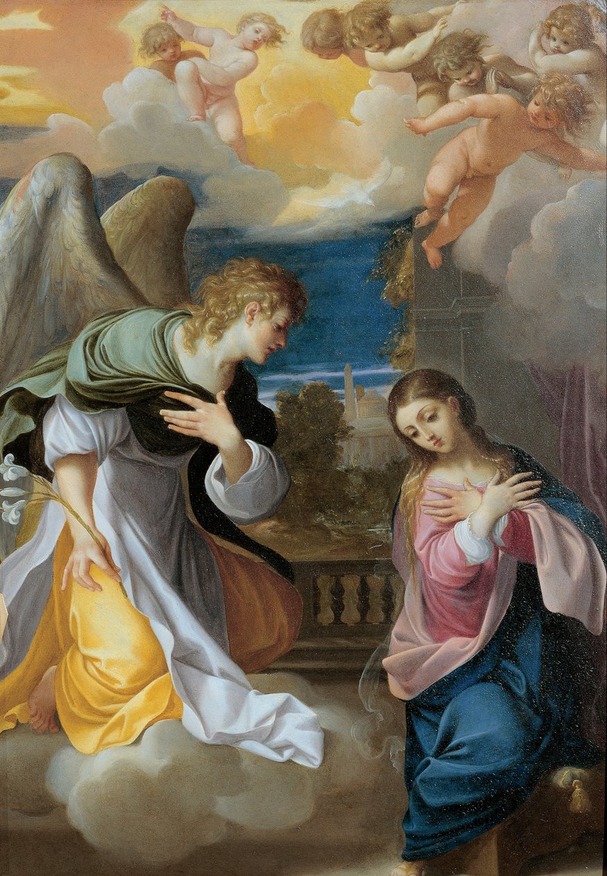 Annunciation by Ludovico Carracci