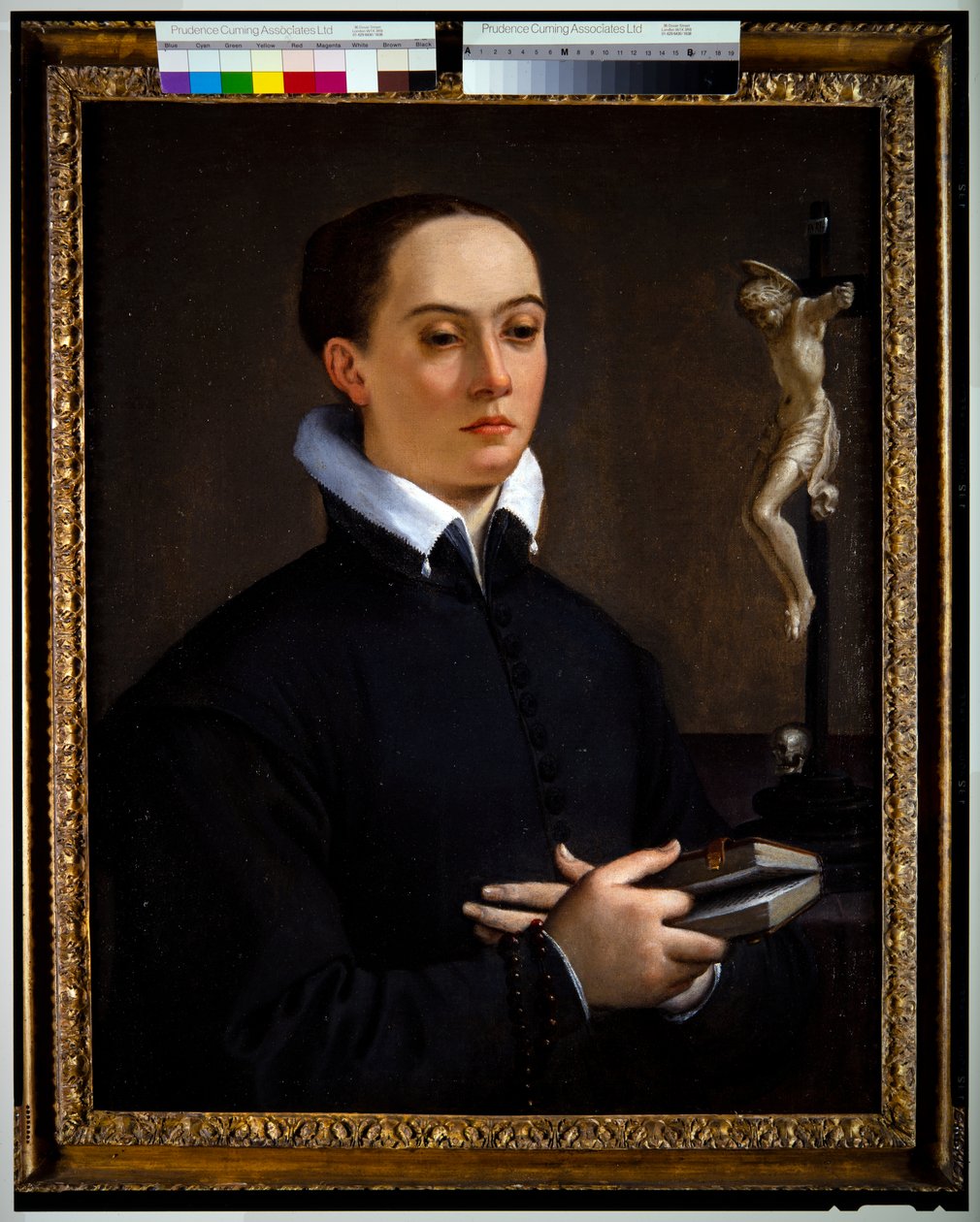 Lady with Crucifix by Ludovico Carracci