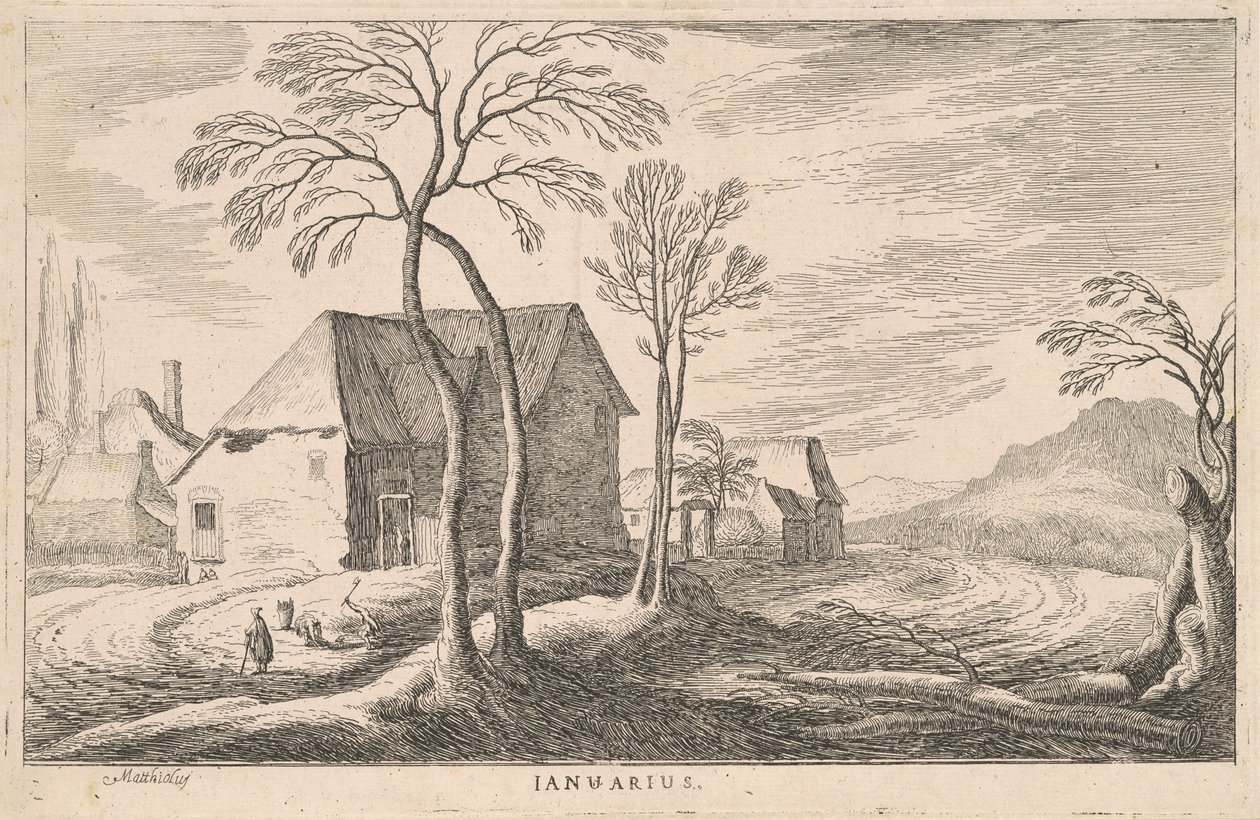 January by Ludovico Mattioli