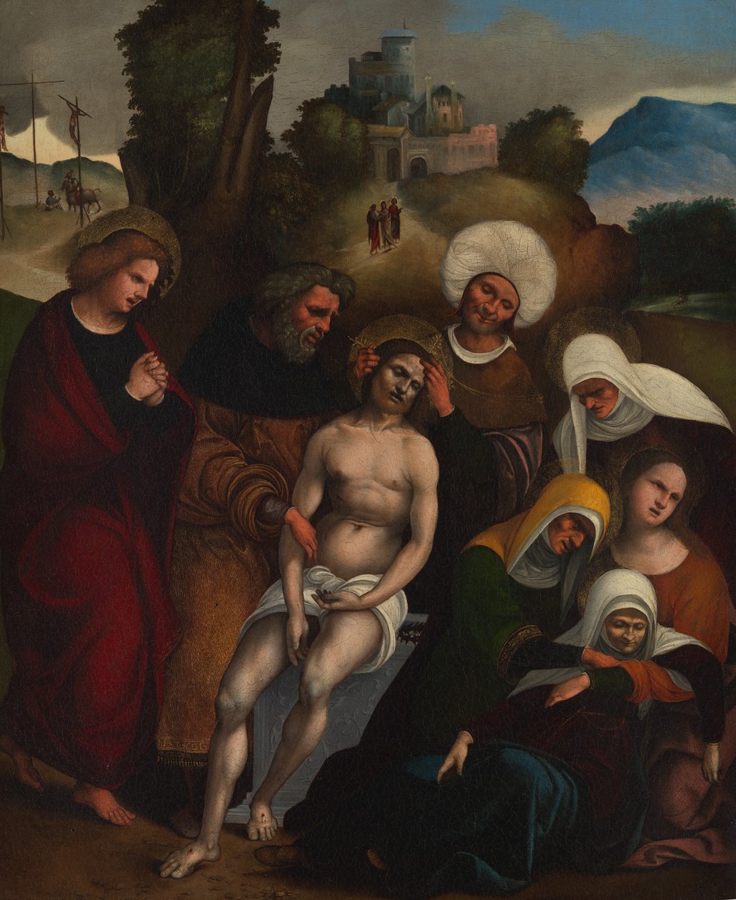 The Lamentation by Ludovico Mazzolino