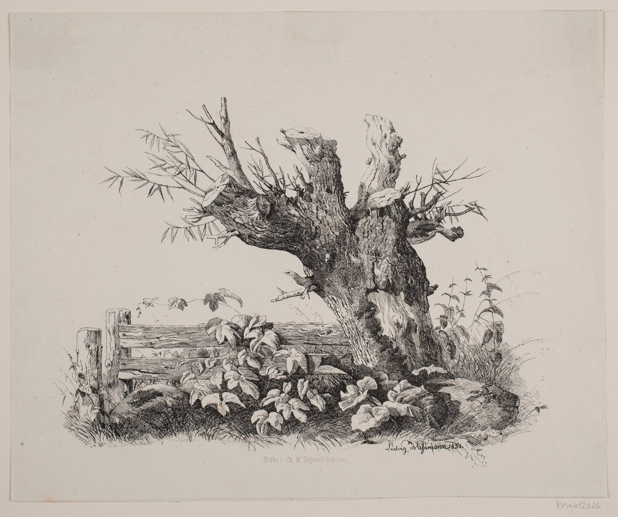 By a Fence by Ludvig Messmann